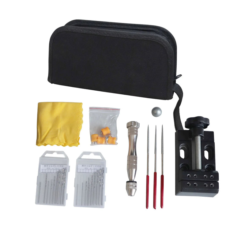 Pin Vises Hand Drill Bits Manual Punching Set Woodworking Diy Jewelry Drilling