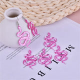 10pcs Moon Flower Snake Arcylic Charms for Earring Making