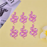 10pcs Moon Flower Snake Arcylic Charms for Earring Making