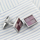Pink Wedding Cufflinks Sleeve Studs French Button Jewelry