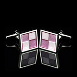 Pink Wedding Cufflinks Sleeve Studs French Button Jewelry