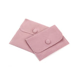 Pink Velvet Bag Wedding Jewelry Pouch 7x7 11x11cm