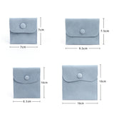 Pink Velvet Bag Wedding Jewelry Pouch 7x7 11x11cm