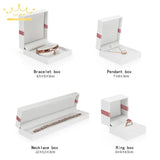 Pink Bowknot Jewelry Storage Box Paper Filled Ring Bracelet Packaging