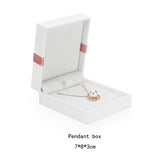 Pink Bowknot Jewelry Storage Box Paper Filled Ring Bracelet Packaging