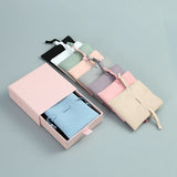 Pink Box & Agaric Microfiber Multicolor Bag Jewelry Organizer