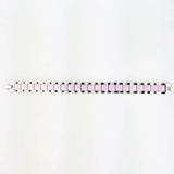 Pink Ceramic Vacuum Gold-plate Bracelet for Arthritis Pain Relief