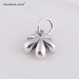 Cherry Blossoms Dangle Beads 925 Silver Jewelry DIY Charms