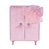 Pink Closet Shape Jewelry Box Bracelet Ring Display Organizer