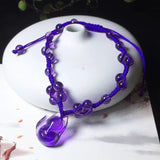 Pink Crystal Anklets Fox Anklets Purple Crystal Anklets Fox Women's Jewelry Drop