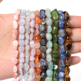 Pink Crystal Opal Agates Irregular Beads Natural Stone Aventurine Spacer Beads