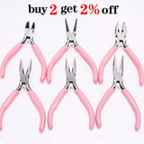 Pink End Cutting Wire Pliers for Jewelry Making
