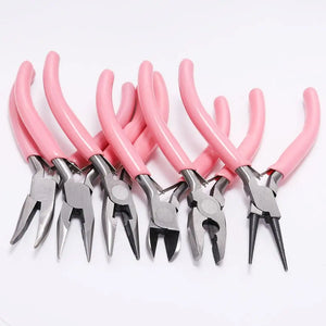 Pink End Cutting Wire Pliers for Jewelry Making