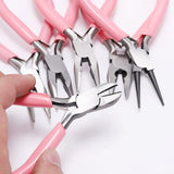 Pink End Cutting Wire Pliers for Jewelry Making