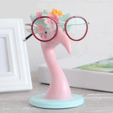 Pink Flamingo Eyeglass Holder Display Stand