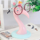 Pink Flamingo Eyeglass Holder Display Stand