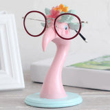 Pink Flamingo Eyeglass Holder Display Stand