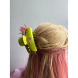 Pink Flower Solid Shark Clip Hair Claws Tulip Hairpin