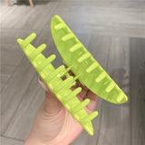 Pink Flower Solid Shark Clip Hair Claws Tulip Hairpin