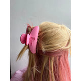 Pink Flower Solid Shark Clip Hair Claws Tulip Hairpin