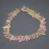Pink Healing Crystal Quartz Beads Choker Pendant
