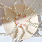 12 Constellation Pearl Beaded Necklace Zodiac Sign Choker Necklaces