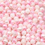 Pink Pearls Balls Round 8mm 50pcs Acrylic Beads DIY Key Chain Accessories