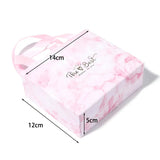 Pink Jewelry Portable Four Grid Gift Boxes For Children Girl Women Birthday Gift