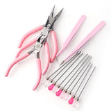 Pink Jewelry Pliers Tool & Equipment for Kits
