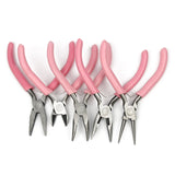 Pink Jewelry Pliers Stainless Steel End Cutting Wire Pliers