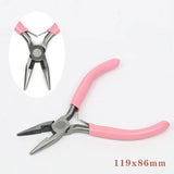 Pink Jewelry Pliers Stainless Steel End Cutting Wire Pliers