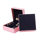 Pink Jewelry Storage Box Ring Necklace Pendant Earrings Bracelet Gift Wrapping