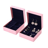 Pink Jewelry Storage Box Ring Necklace Pendant Earrings Bracelet Gift Wrapping