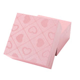 Pink Jewelry Storage Box Ring Necklace Pendant Earrings Bracelet Gift Wrapping