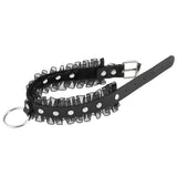Pink Leather Choker Necklace Lace Collar Gothic Jewelry