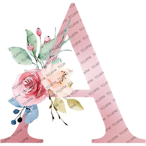 Pink Letter Jewelry Box PU Leather Organizer Necklace Ring Earrings Display