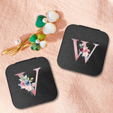 Pink Letter Jewelry Boxes Travel Organizer Display Case Earrings Necklace