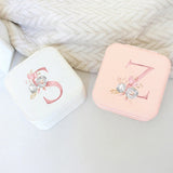 Pink Letter Print Jewelry Box with Mystery Ring Box