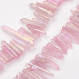 Pink Green Dyed Stone Quartz Chips Beads for DIY Jewelry Making