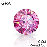 Pink Loose Moissanite 100% Real Lab Gemstone Stones For Women Jewelry