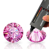 Pink Loose Moissanite 100% Real Lab Gemstone Stones For Women Jewelry