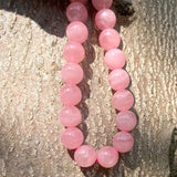 Rose Quartz Round Stone Beads 6-10mm 7.5 Inch