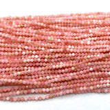 Pink Opal Natural Stones Crystal Faceted Beads for Jewelry Making