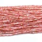 Pink Opal Natural Stones Crystal Faceted Beads for Jewelry Making