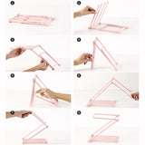 Pink Plastic Jewelry Display Racks Earring Hairband Organizer