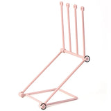 Pink Plastic Jewelry Display Racks Earring Hairband Organizer