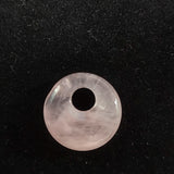 Pink Rose Quartz Crystal 18mm Round Gemstone Reiki Home Decoration