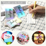 Pink Rainbow Laser Cards Greeting Package - Small Business Thank You