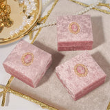 Pink Retro Jewelry Box with High-End Rings & Necklaces