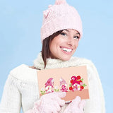 Pink Ribbon Gnome & Flower Die Cuts Breast Cancer Embossing